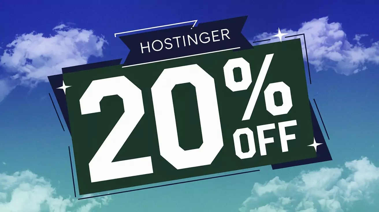 Hostinger Cupom de 20% de Desconto